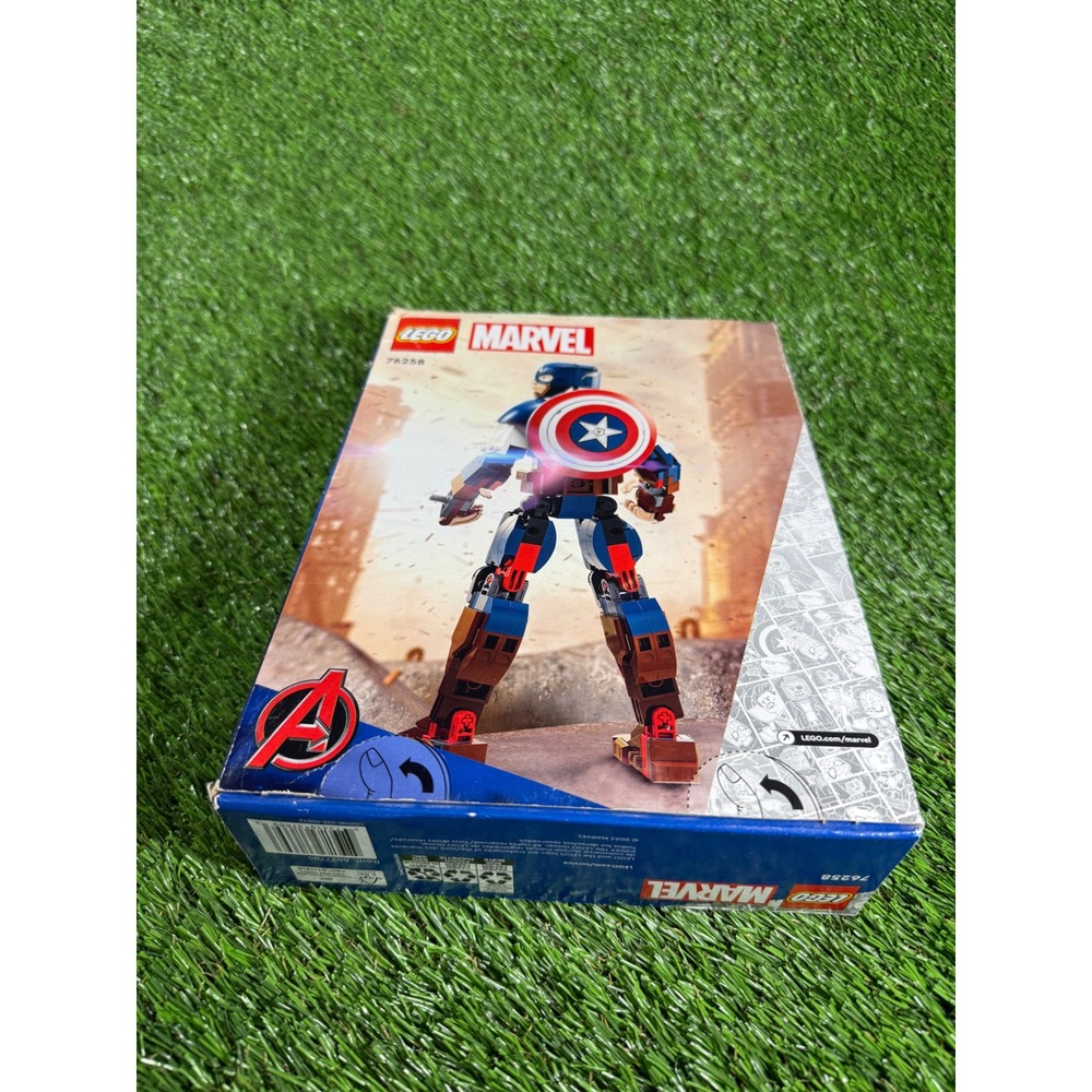 LEGO‎ Marvel Avengers 76258 Captain America Construction Figure New Sealed Box - Picture 3 of 4